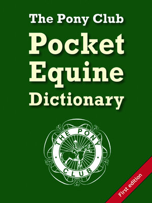 cover image of POCKET EQUINE DICTIONARY